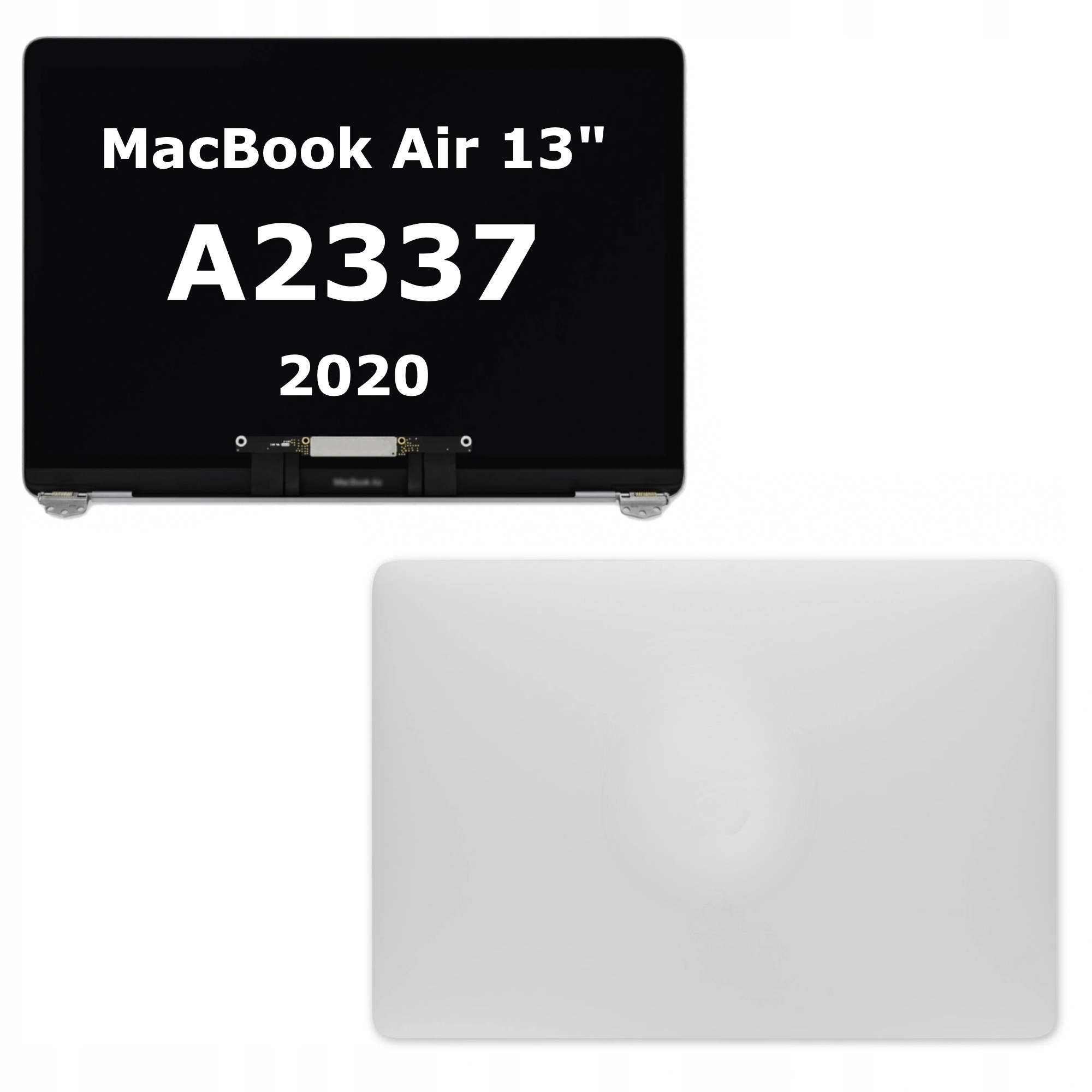Ekran Matryca Skrzydło Ekrany do Apple MacBook Air 13" M1 A2337 Silver