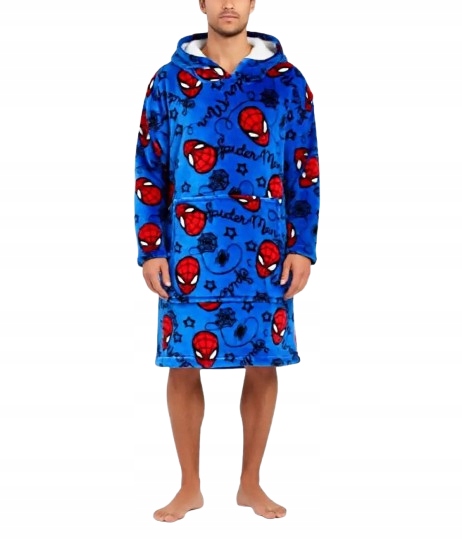 Mikinová Deka Spiderman Marvel Spider-Man Deka S Rukávy Pro Dospělé Velikost