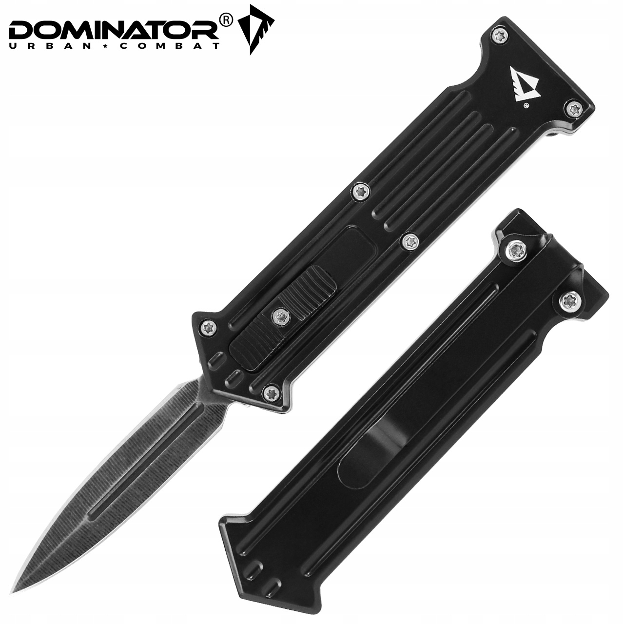 NÓŻ SPRĘŻYNOWY AUTOMAT DOMINATOR SZTYLET SCYZORYK TURYSTYCZNY MAŁY