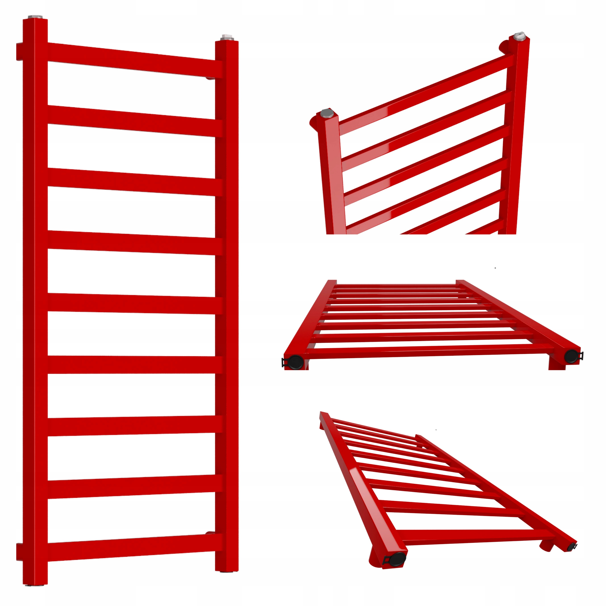 Dekorativní radiátor 90/53 Royal Slim červený