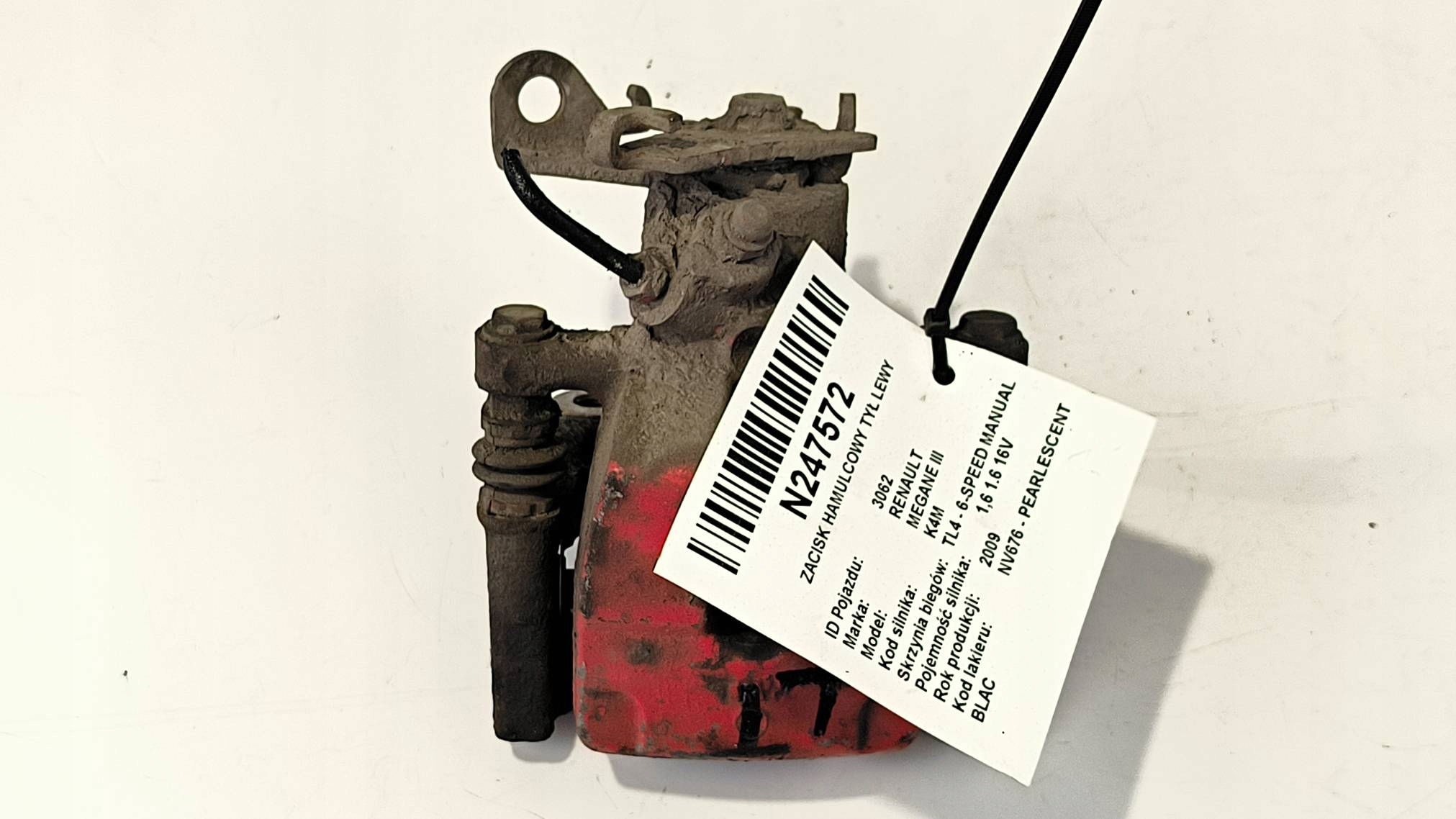 caliper brake rear part left 1.6 16V RENAULT MEGANE III