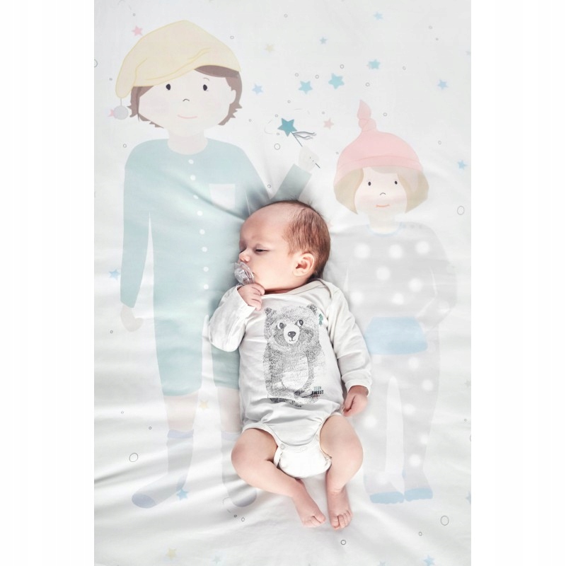 SNAP THE MOMENT FOTO-KOŁDERKA AJA I ABI Długość 100 cm