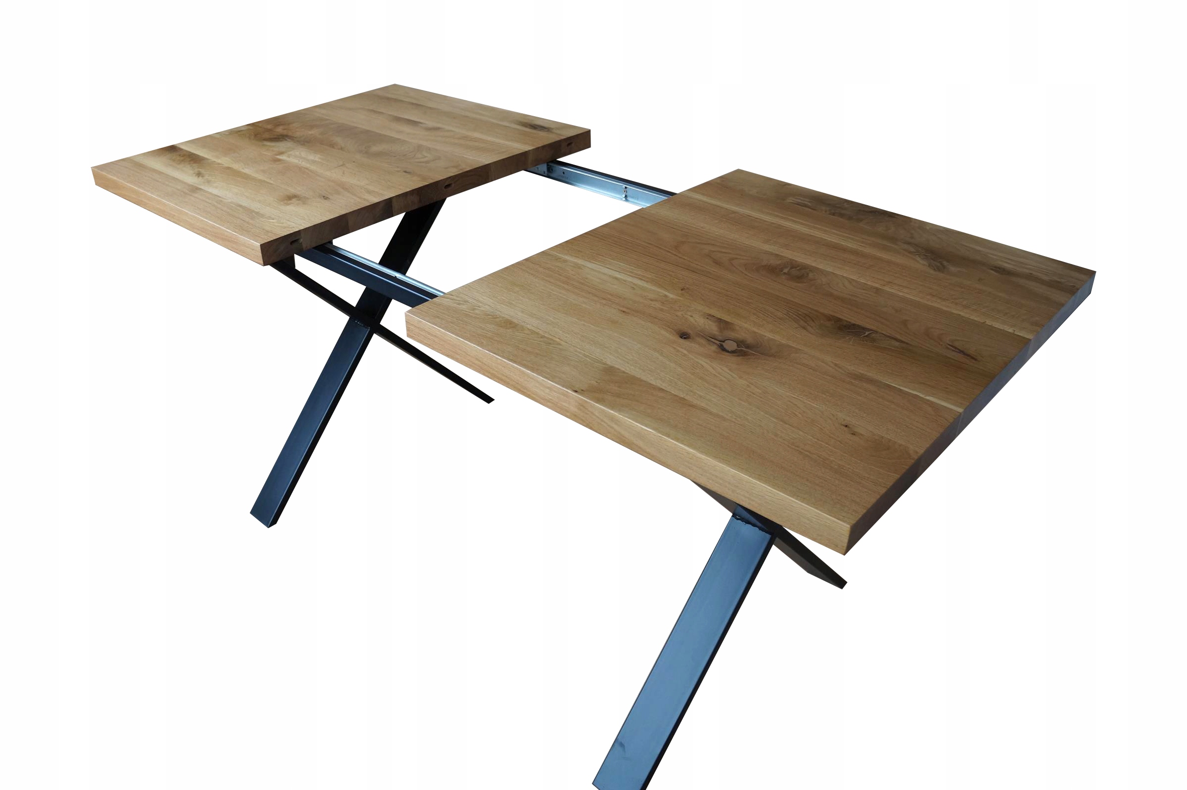 STÓŁ JADALNIANY ROZKŁADANY LOFT DĄB 130/190/80 CM Głębokość mebla 80 cm