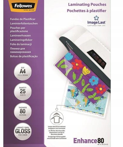 1/1298 Folia do laminacji błyszcząca A4 Fellowes