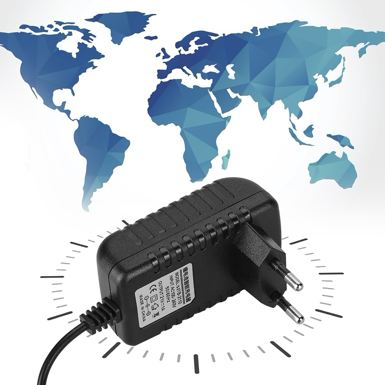 21V 1A ZASILACZ ŁADOWARKA DO LI-ION ADAPTER Maksymalny prąd wyjściowy 1 A