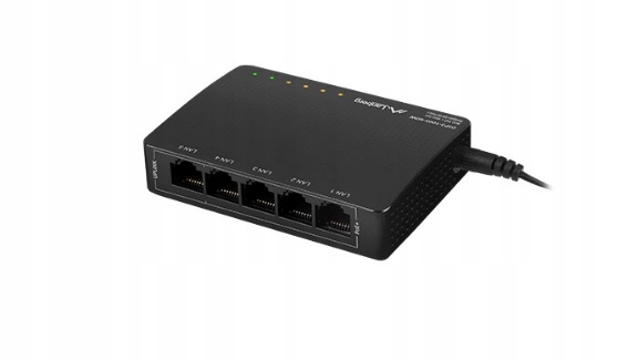 Switch PoE Desktop 5x port RJ45 DSP3-1005-60W