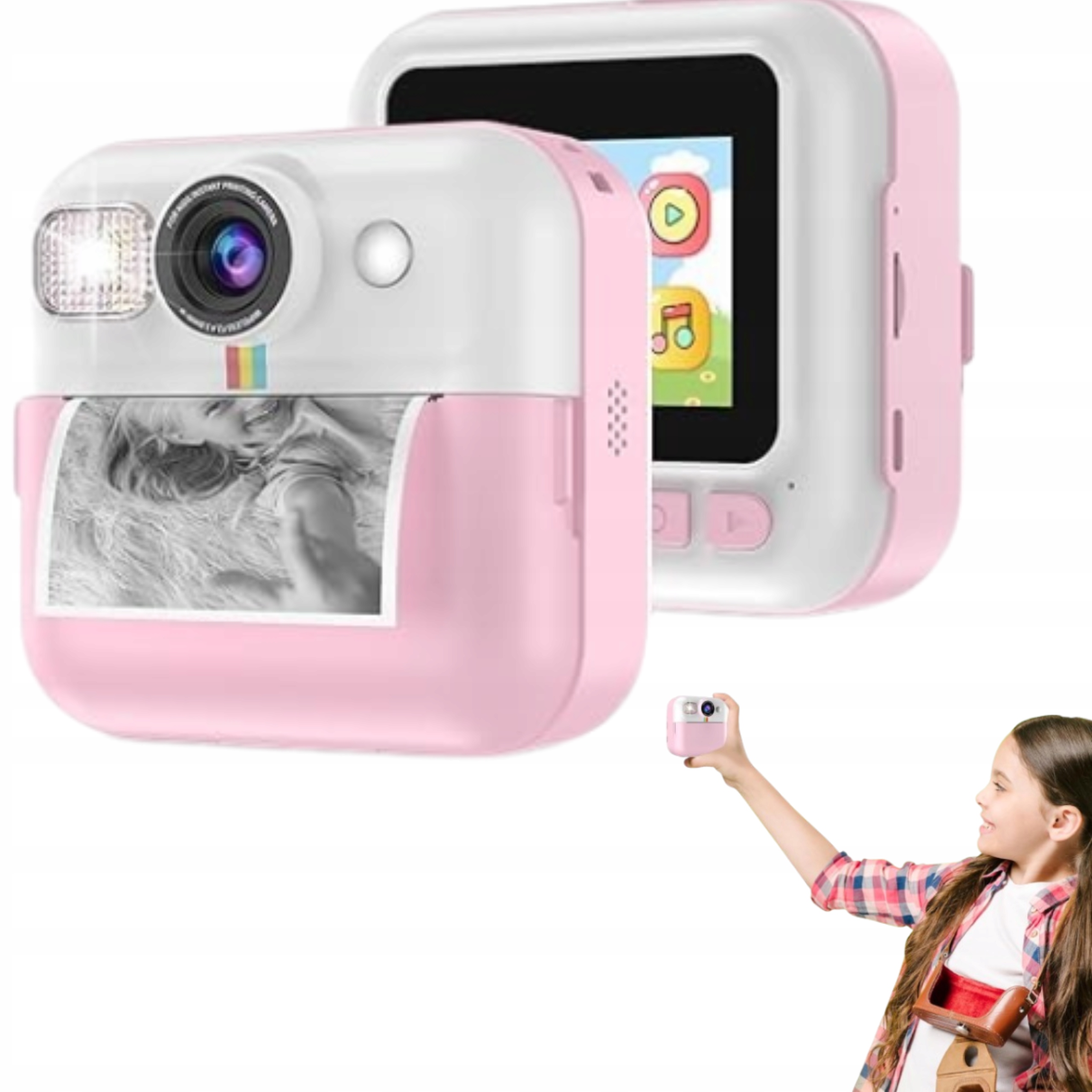 Fotoaparát pro okamžitý tisk pro děti, sada s doplňky
