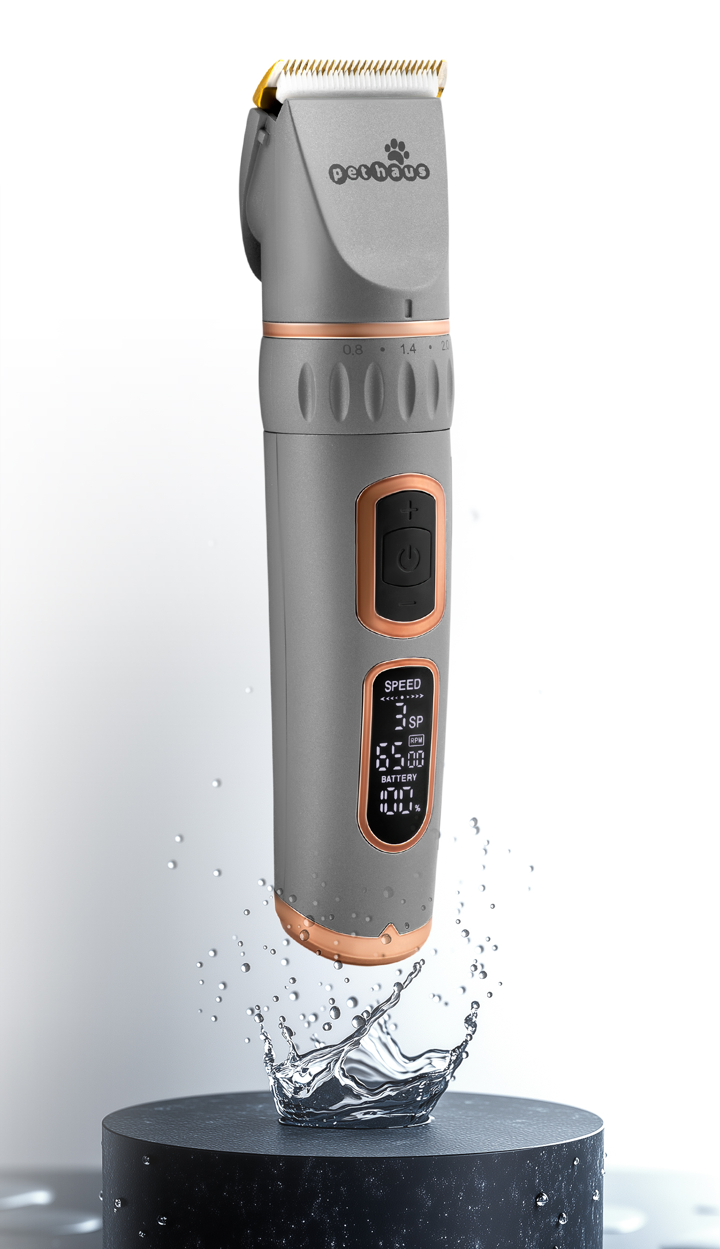 Levně Zastřihovač zvířat Pethaus PH-100 šedý