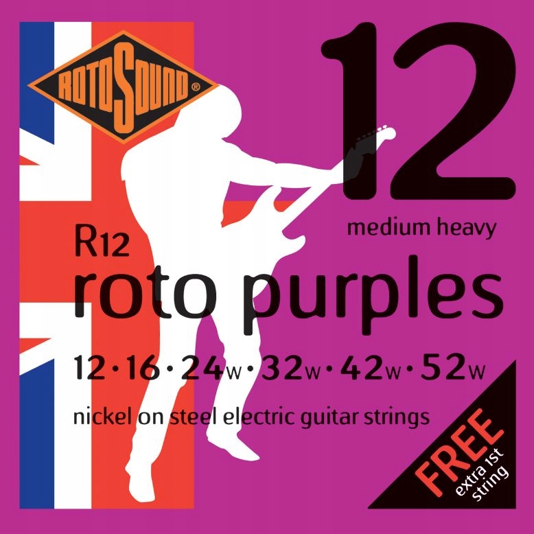 Struny do Gitary Elektrycznej 12-52 R12 Rotosound
