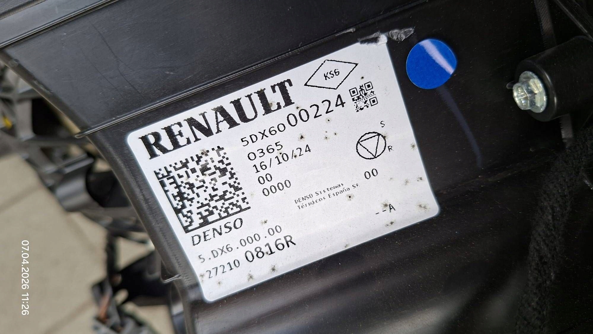 heater complete Renault 4 272100816R