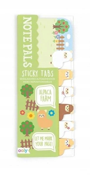 KARTECZKI SAMOPRZYLEPNE LAMY NA FARMIE