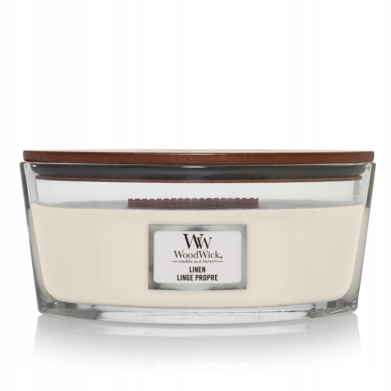 

WoodWick Świeca Linen 453,6g Elipsa
