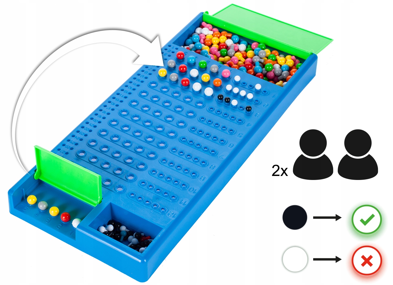 Mastermind GAME MIND BREAK THE CODE ikonická hra Materiál: plast