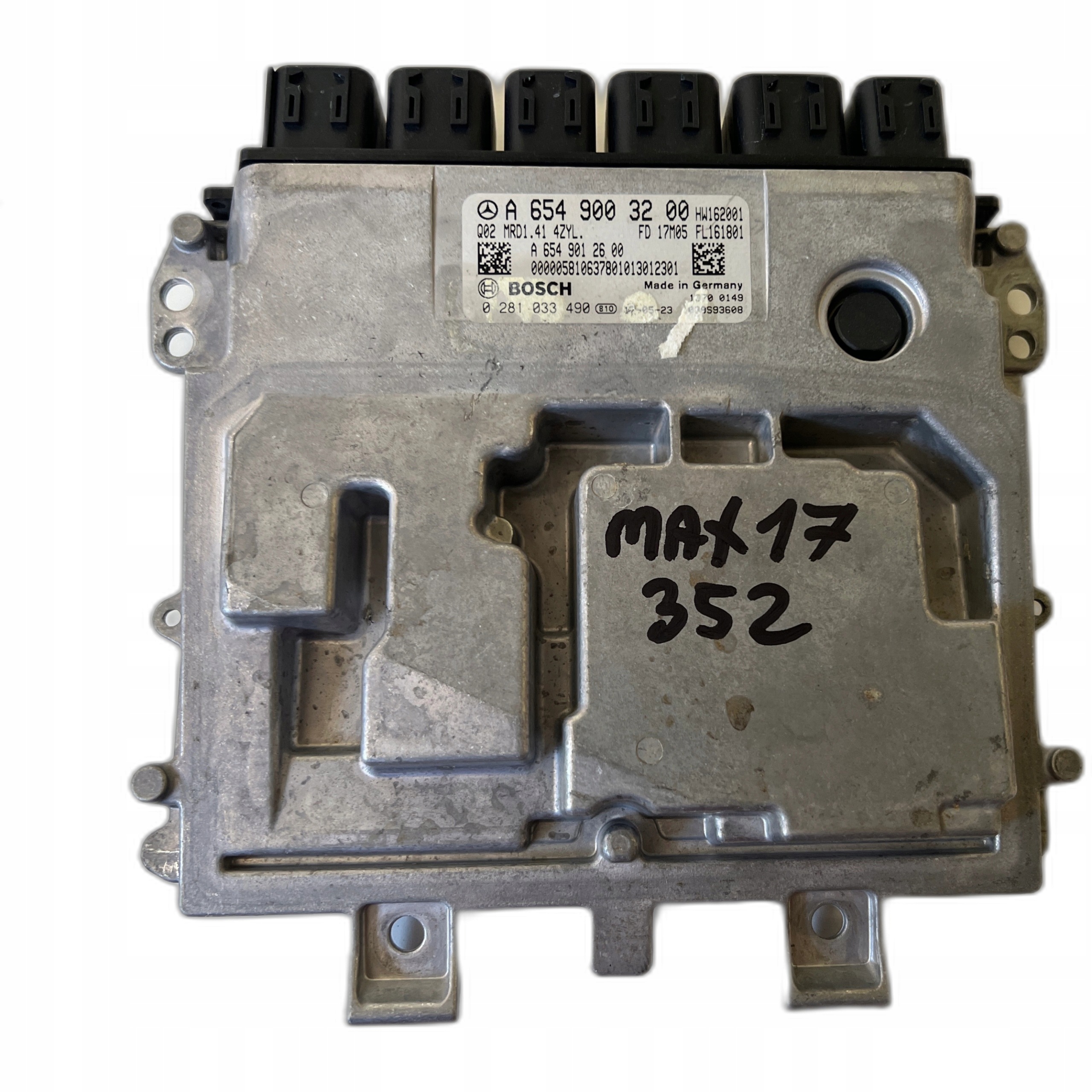 MERCEDES E KLASA 2.0 CDI A6549003200 0281033490 A6549012600 Computer ECU