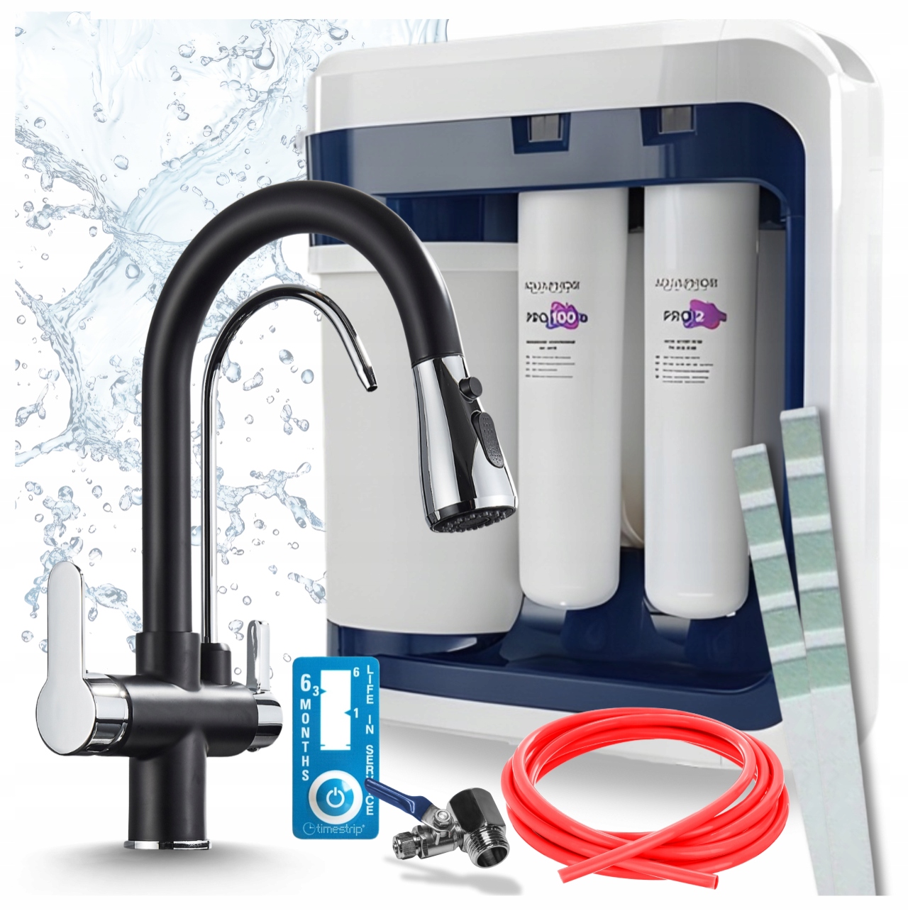 Filter Pitnej Vody Aquaphor RO-202S Pro Pzh Kuchynský Kohútik Stojaci Trojcestný