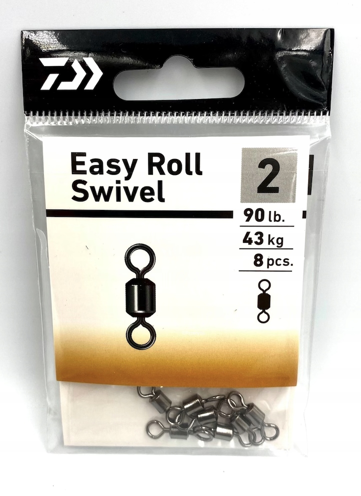 

Krętlik rolkowy Daiwa #2/43KG (8szt.) Mocny