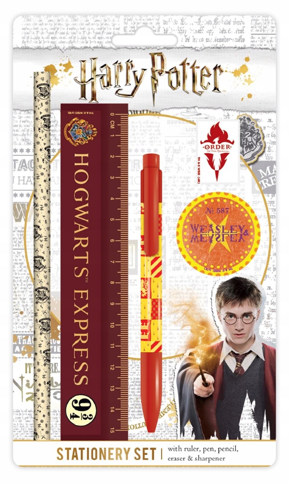 

Zestaw Szkolny Biurowy Harry Potter 5 Elementów