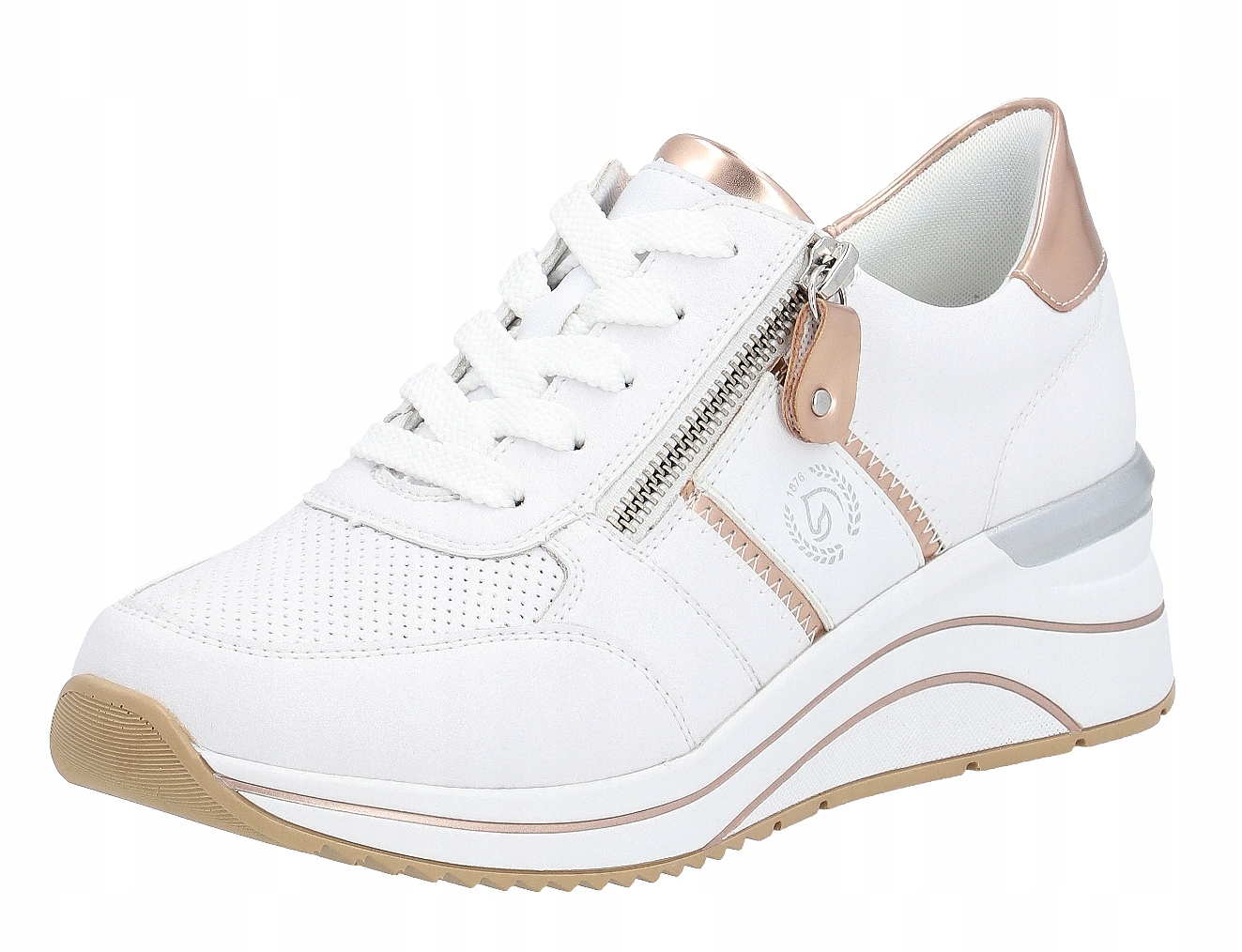 Remonte D0T04-80 vel.39 bílé tenisky sportovní polobotky Rieker Soft