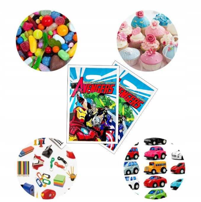 TORBY NA PREZENTY AVENGERS 100 SZTUK EAN (GTIN) 5906358101275