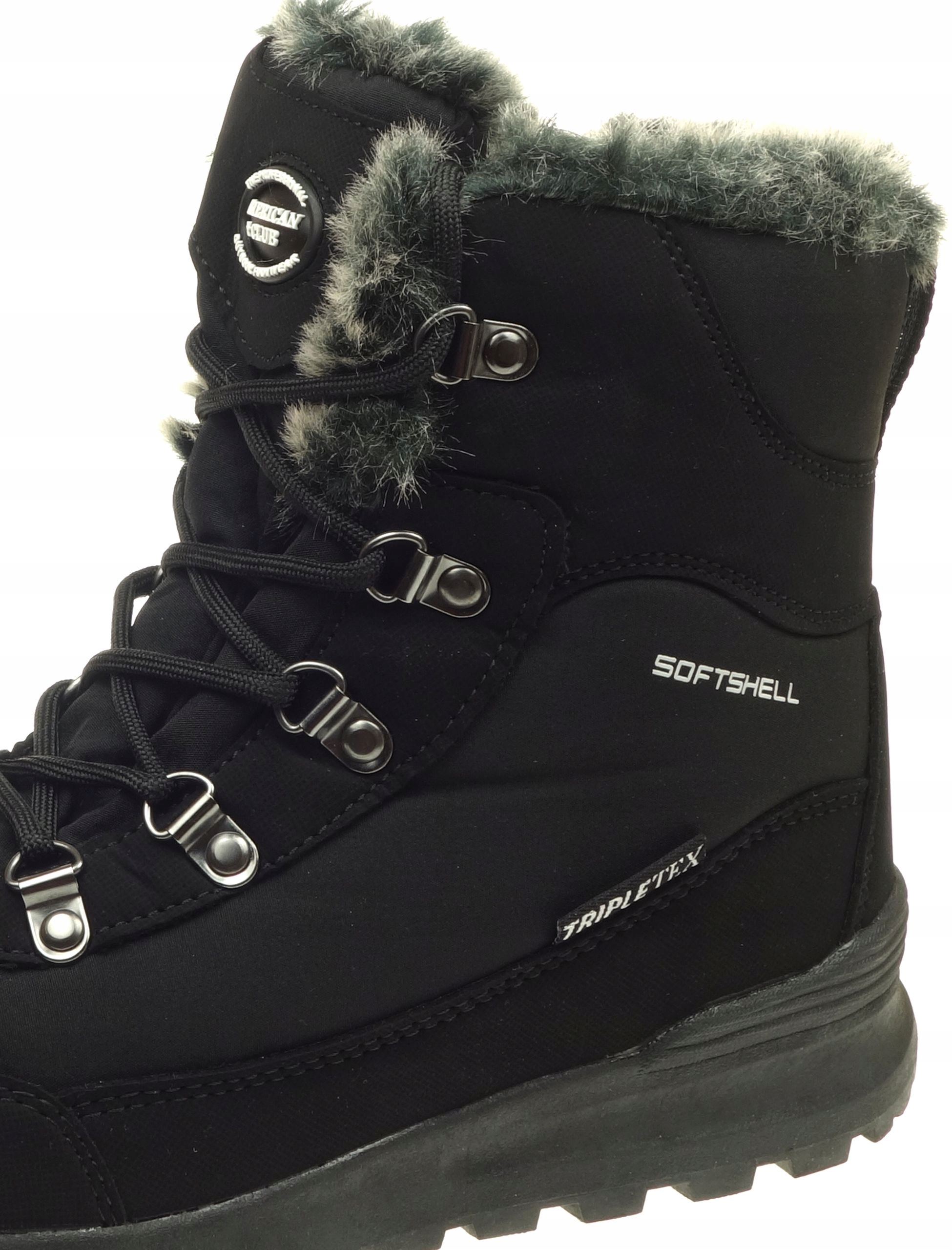 Kotníkové Boty American Club Softshellové s Kožíšek na zip 38