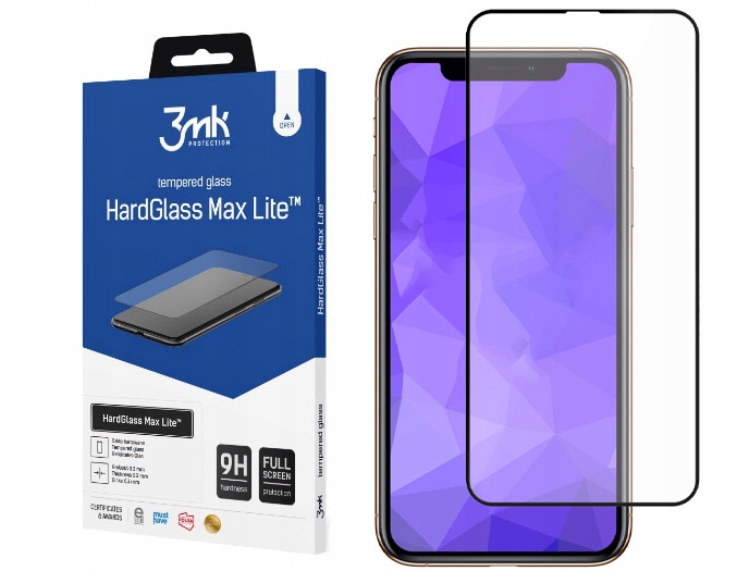 

Szkło 3mk do iPhone XR/11, HardGlass Max Lite