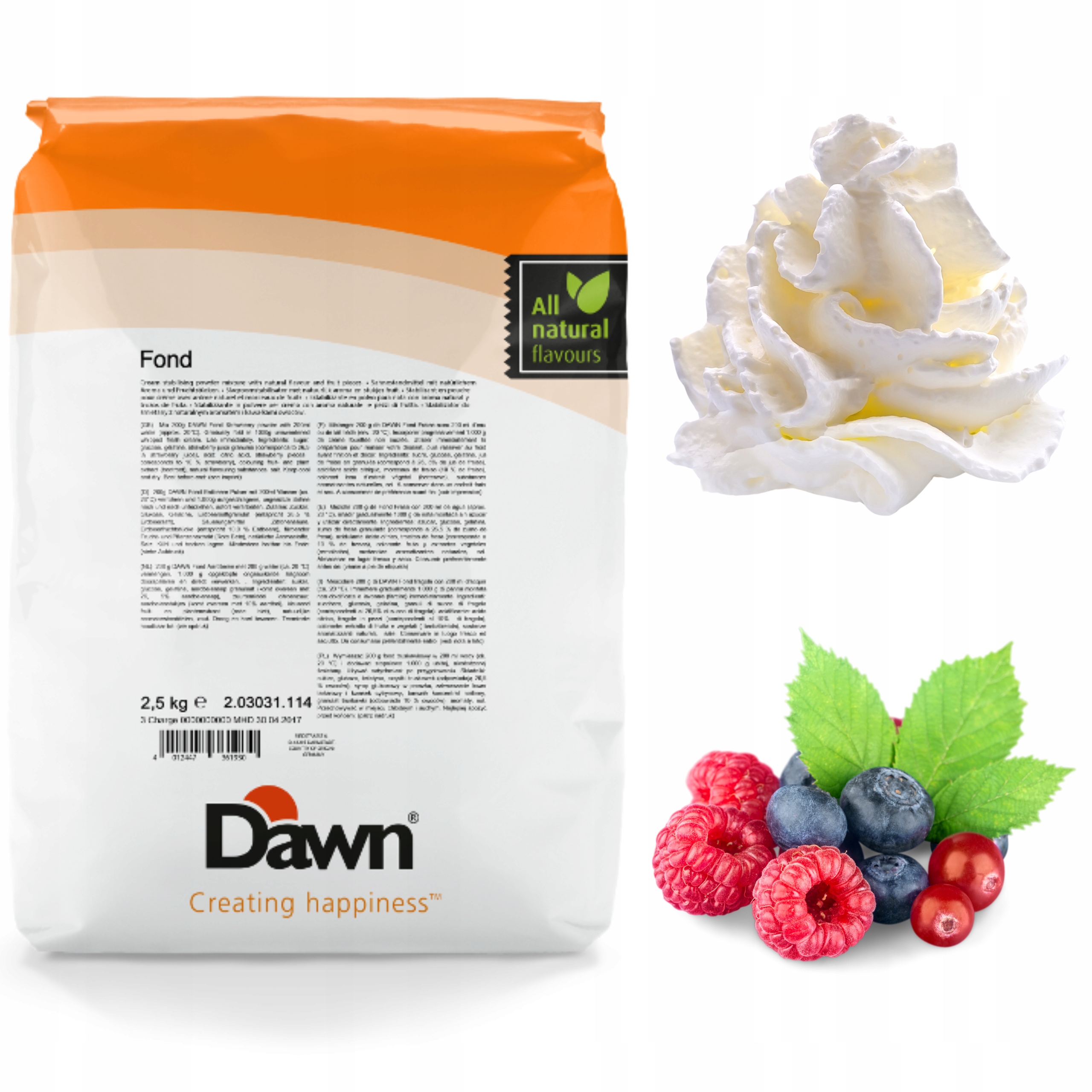 Stabilizator Fond Owoce Leśne firmy Dawn op. 2,5 kg