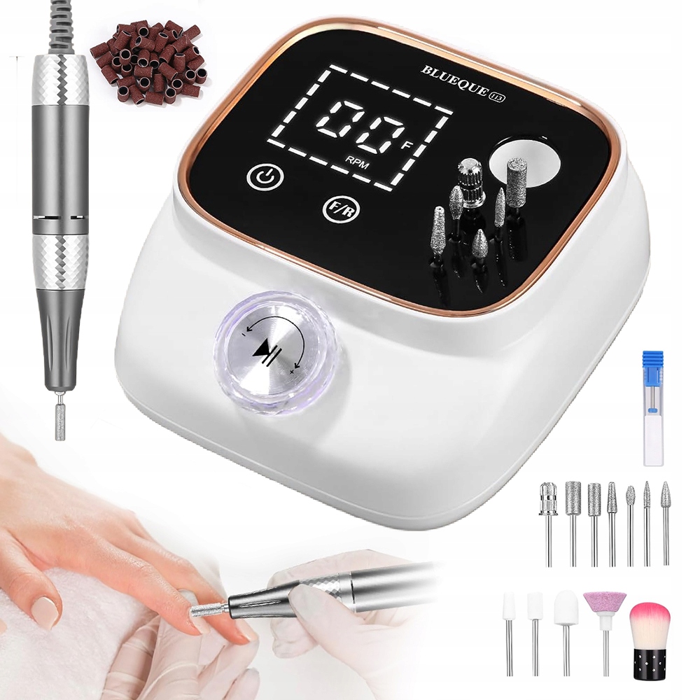 Bruska Na Nehty Manikúra Pedikúra 65W Profesionální Silná Frézy
