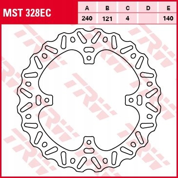 Brzdový Kotúč Zadný Honda Cr 125 250 02-07, Cr Crf 250 450 '02-'21