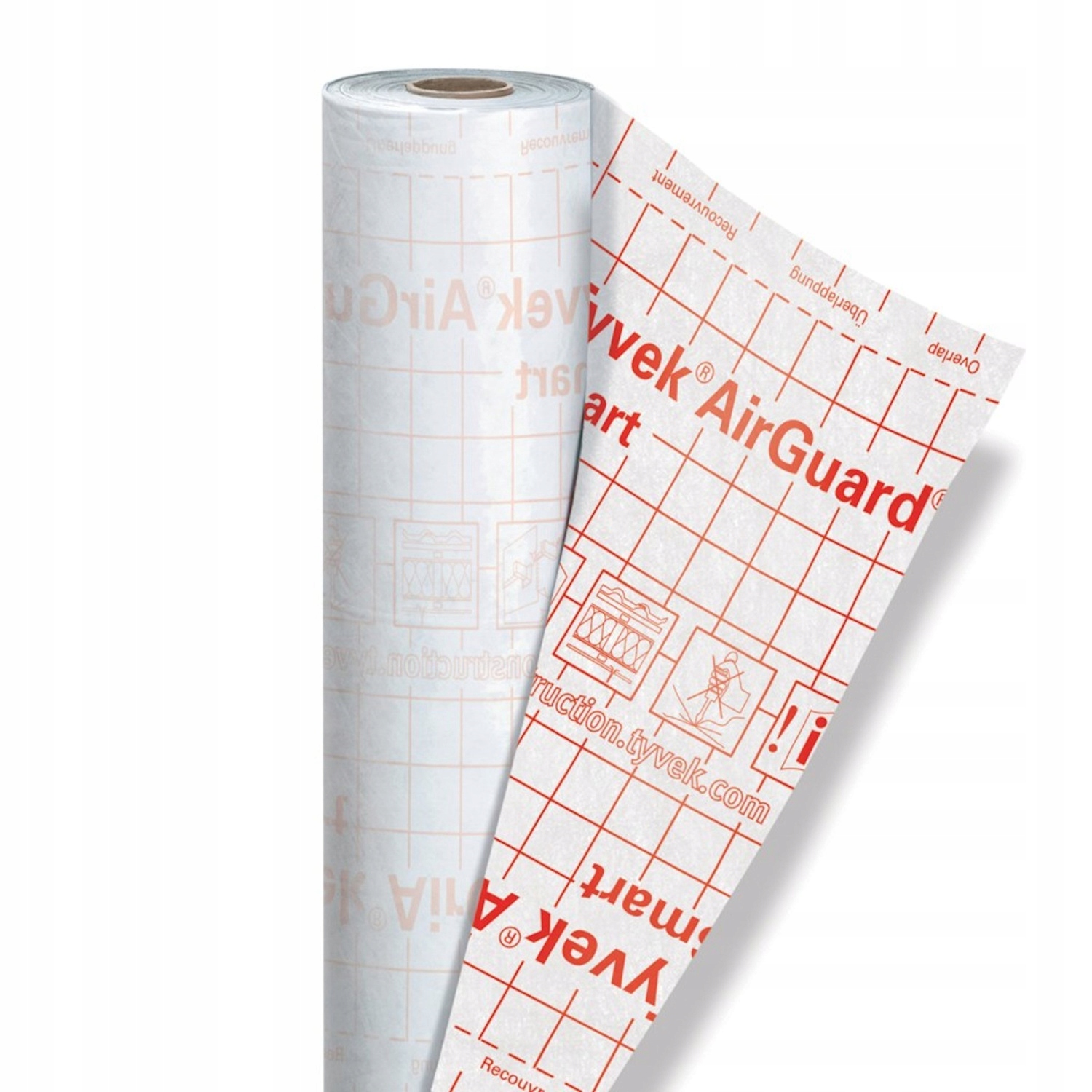 

Paroizolacja Tyvek Airguard Smart 1,5 m x 50 m