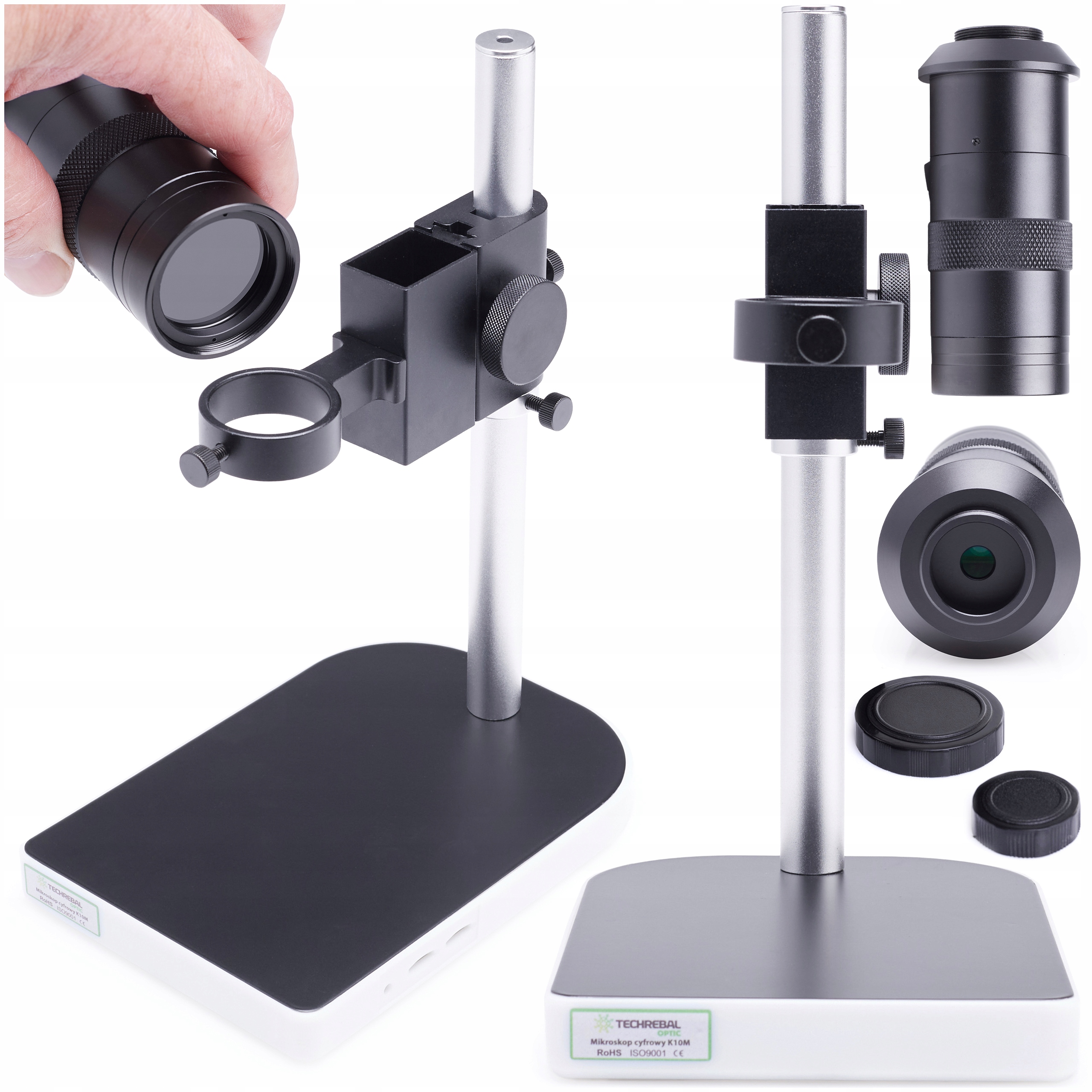 Digitální Mikroskop Pro Pájení K10 M Techrebal Objektiv 100X Pro Elektroniku
