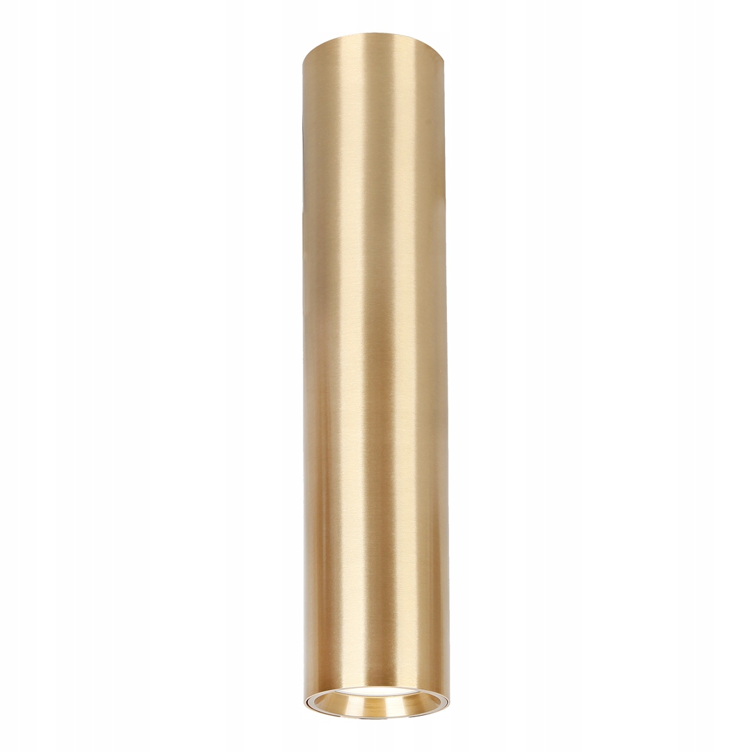 Stropní Svítidlo Genesis Tuba Zlatá 1xGU10 6,3x20cm Závěsné svítidlo do pokoje