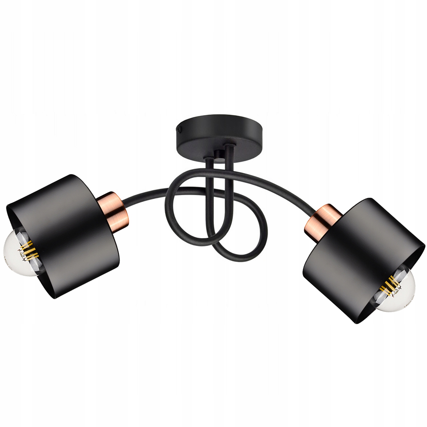 

Lampa Sufitowa Żyrandol Plafon Loft Edison Led