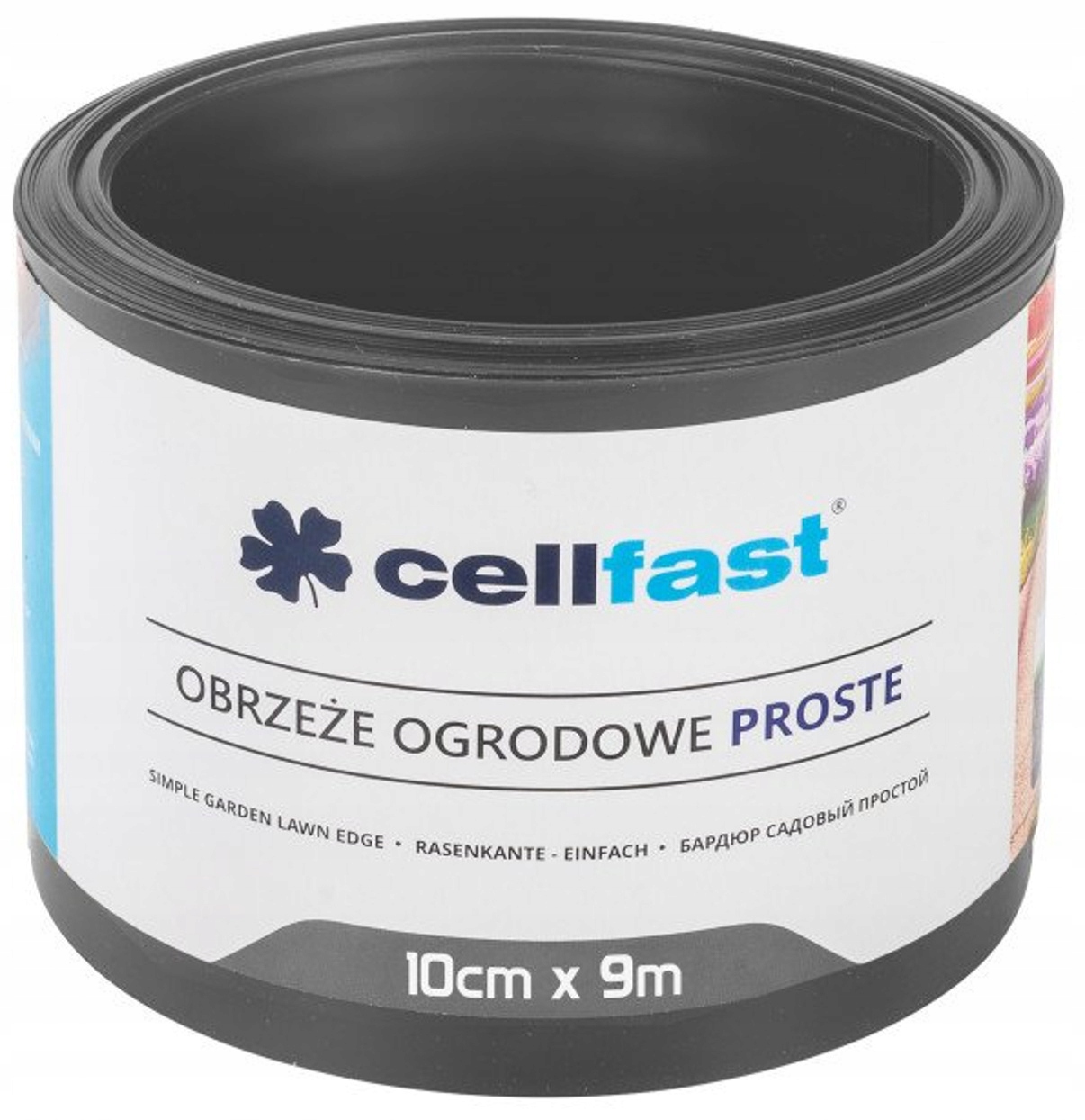 

Obrzeże ogrodowe proste 10cm x 9m Cellfast grafit