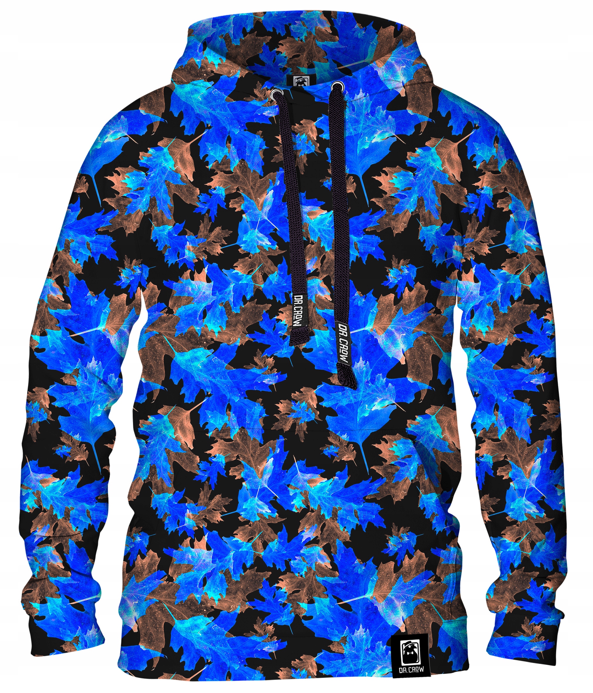 

Męska Bluza Fullprint Dr.crow Leaves Blue Xs