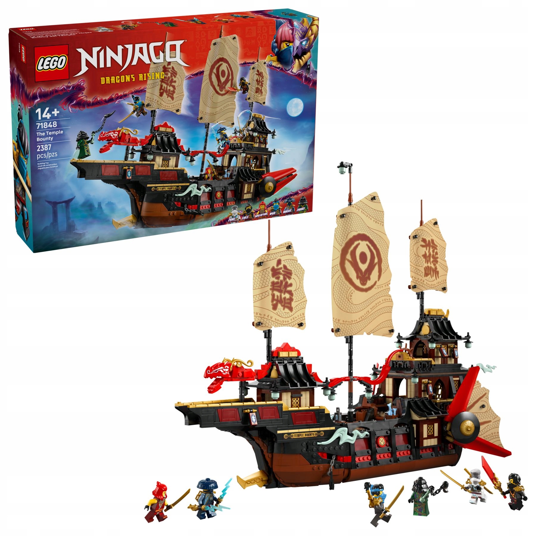 stavebnice Lego Ninjago 71848 Perla chrámu Loď