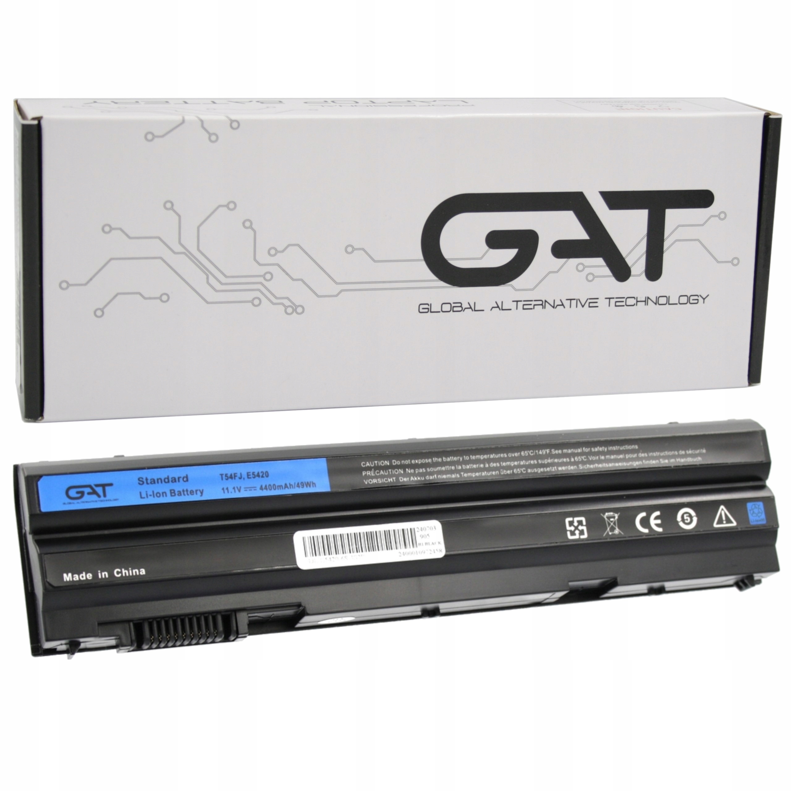 Bateria T54FJ do Dell E5420 E5530 E6420 E6520 E6440 E6540 Vostro 3460 3560