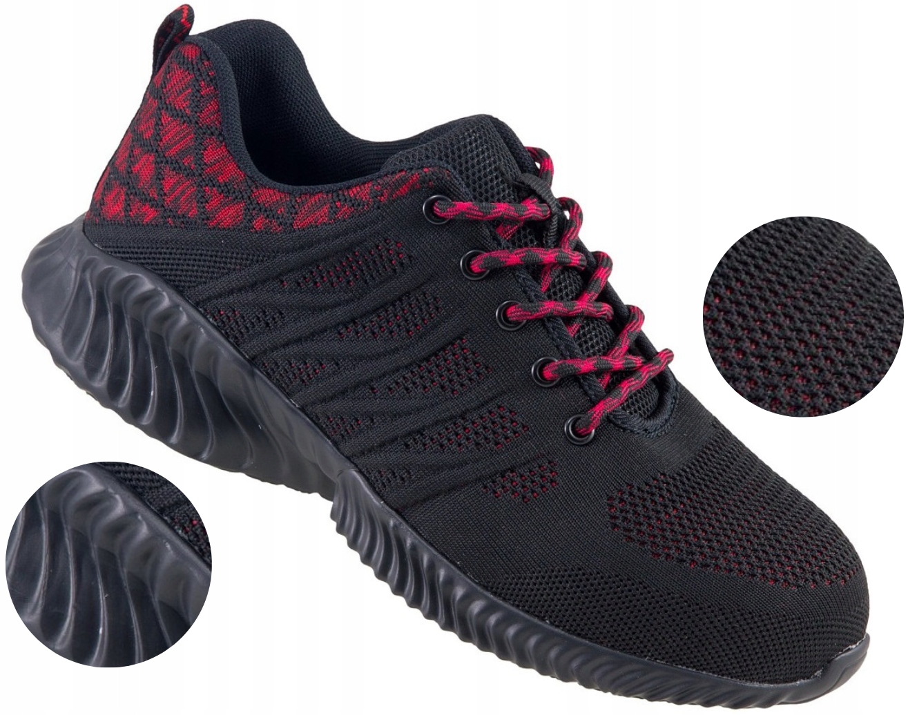 Buty robocze Półbuty Sportowe męskie bez Noska Bhp Lekkie Przewiewne Urgent