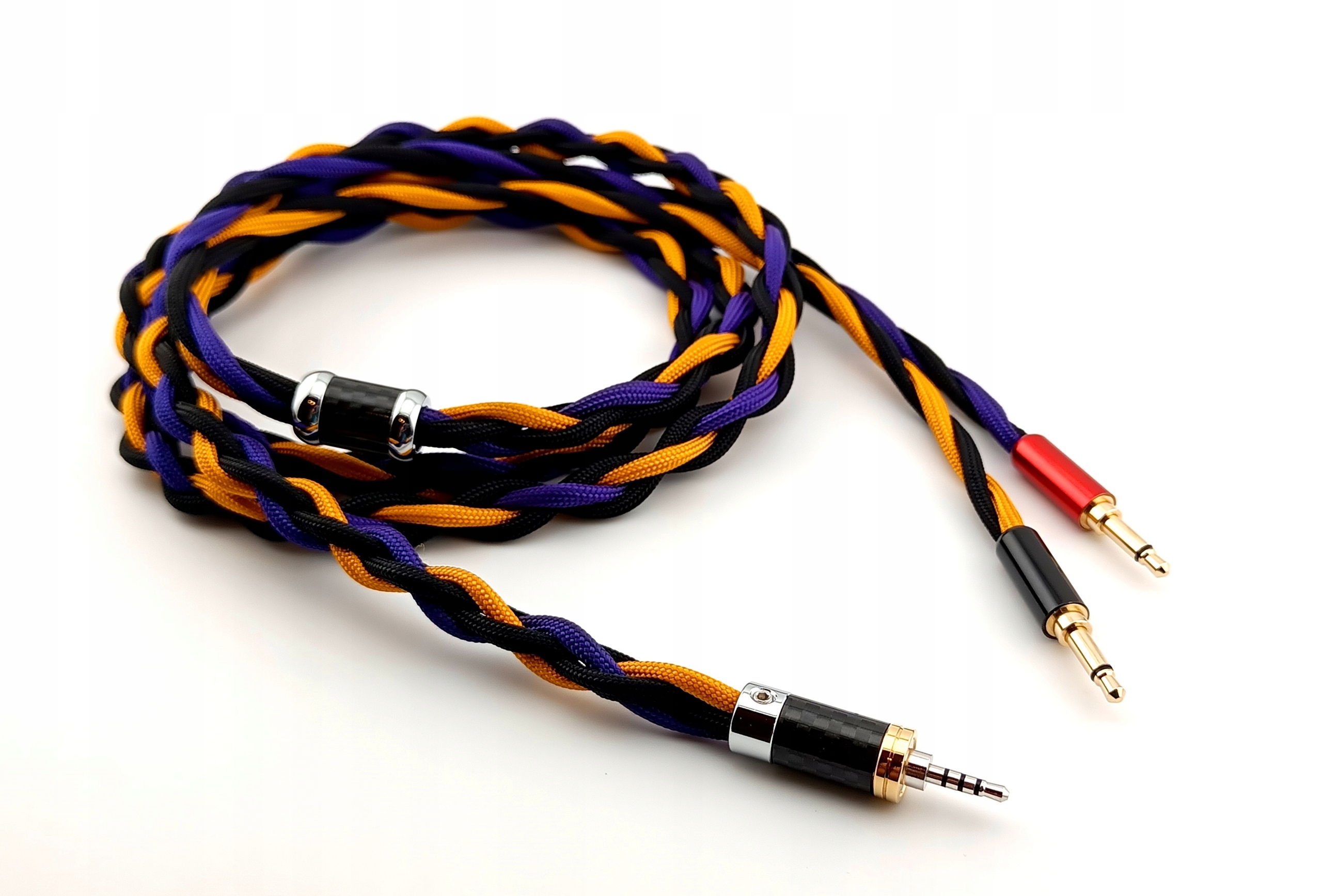 Ručne vyrobený vyvážený kábel pre Denon, varianty, farby, konektor 2,5 mm