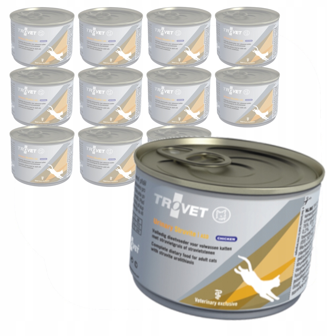 Trovet Asd Urinary Struvite 12x200g Vlhké Krmivo pro kočky s ledvinovou kamicí