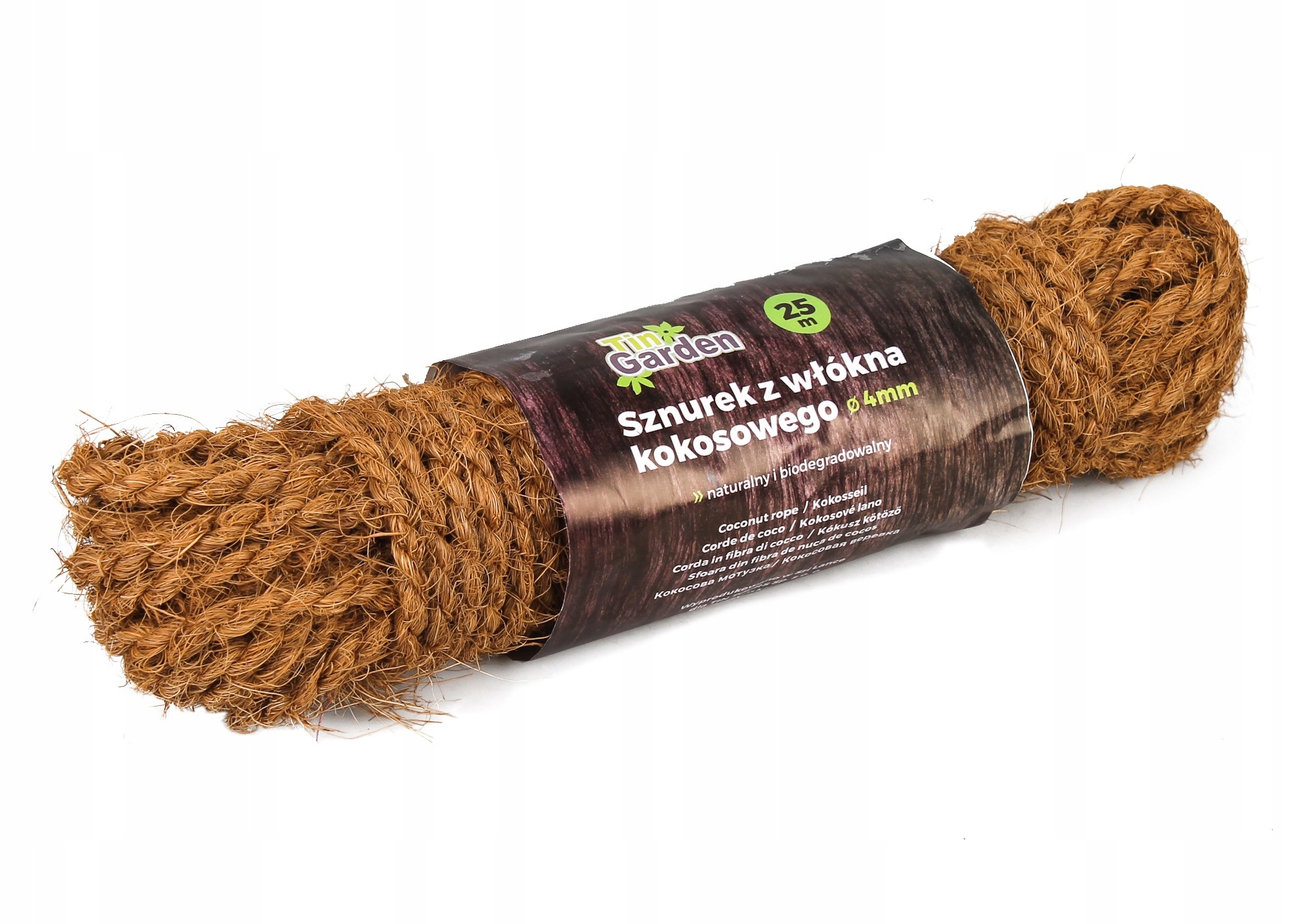 

Naturalny Sznurek Z Włókna Kokosowego 4mm 25mb