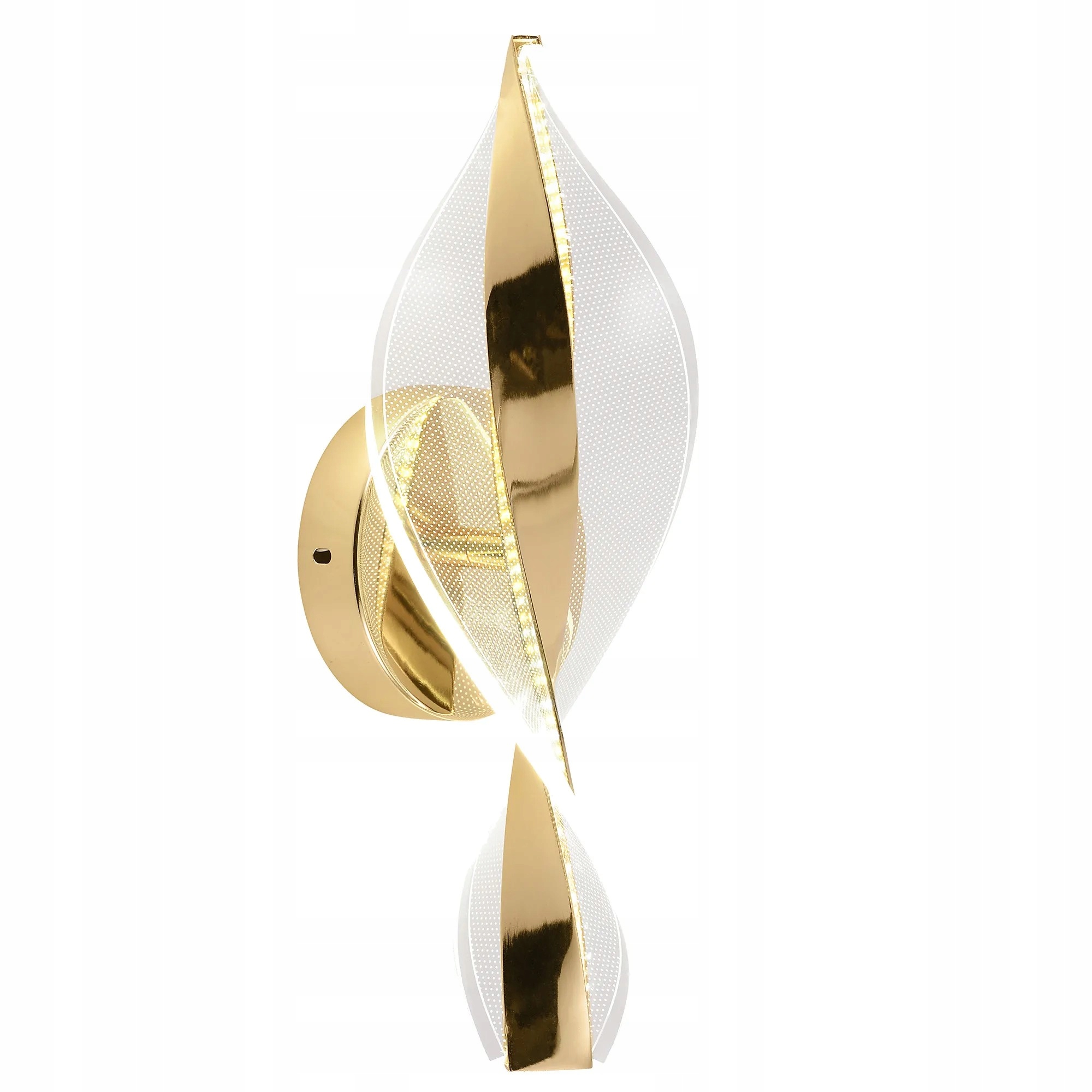 Nástěnné Led svítidlo zlaté moderní glamour do obývacího pokoje Toolight