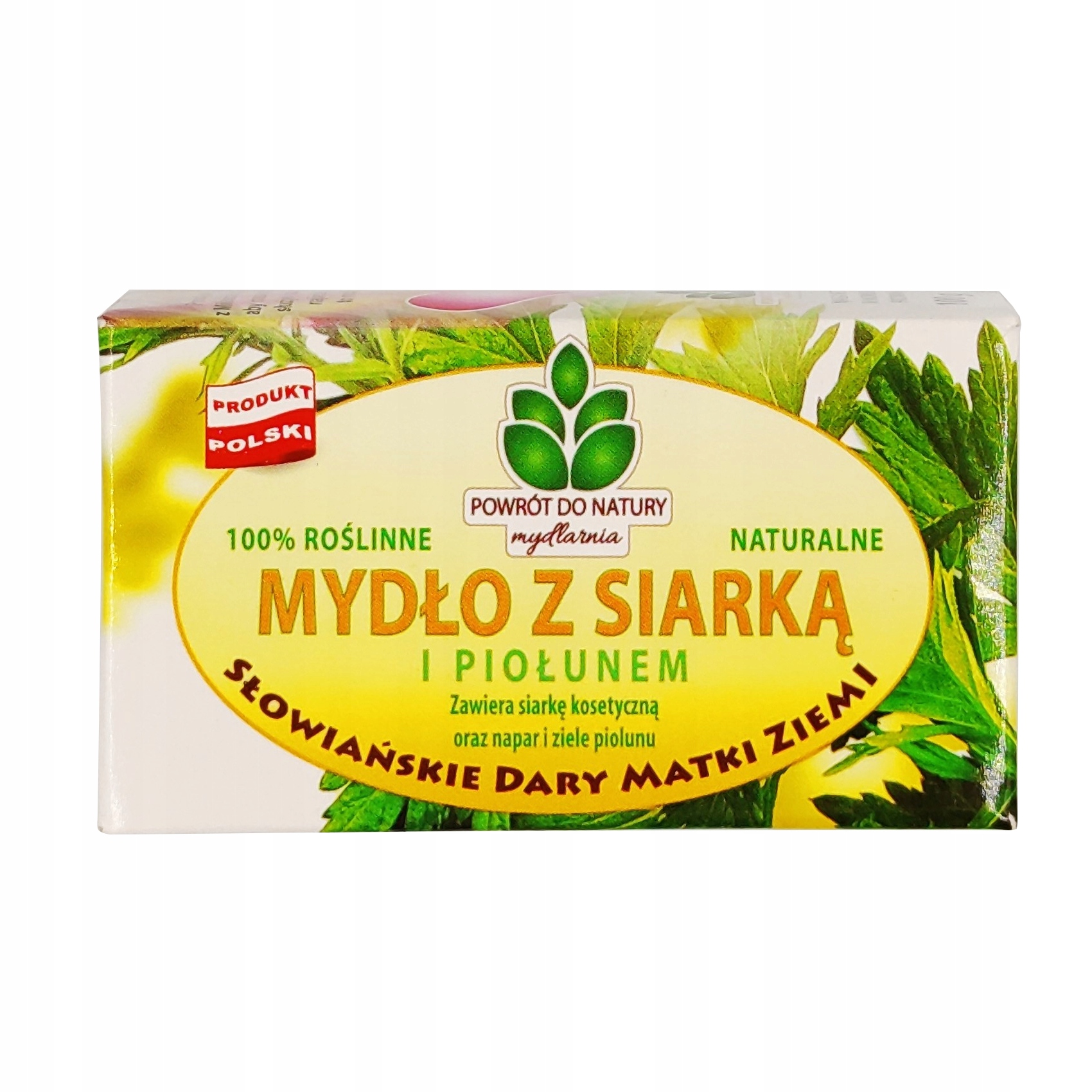 

Mydło Siarkowe Z Piołunem 100% Roślinne Naturalne