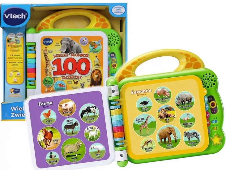 

Vtech Wielki Słownik Zwierząt Książeczka Edukacyjn