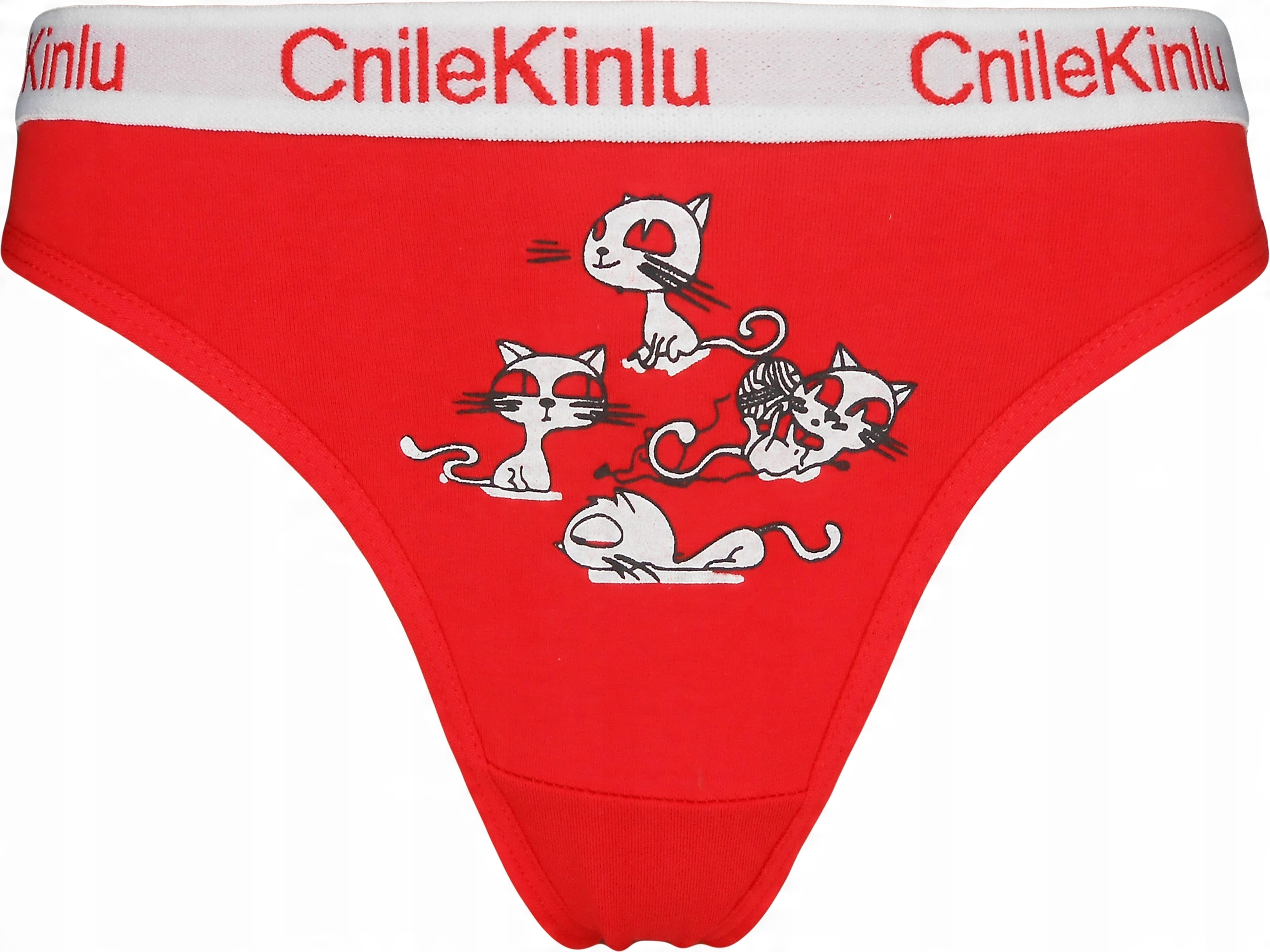

Stringi Majtki Damskie Czerwone Bawełna Z317 XL
