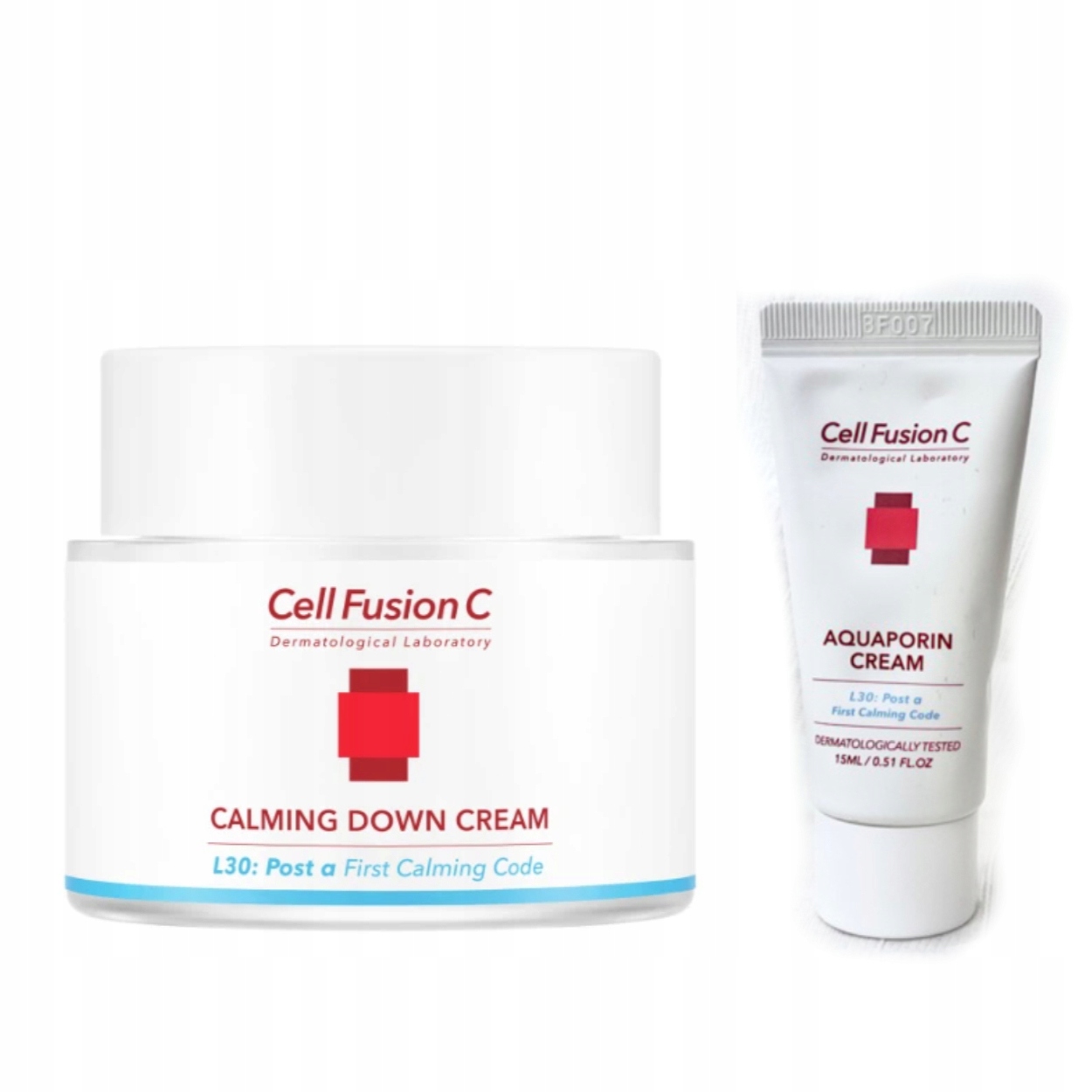 Cell Fusion C Calming Down Cream 50 ml Aquaporin 15 ml