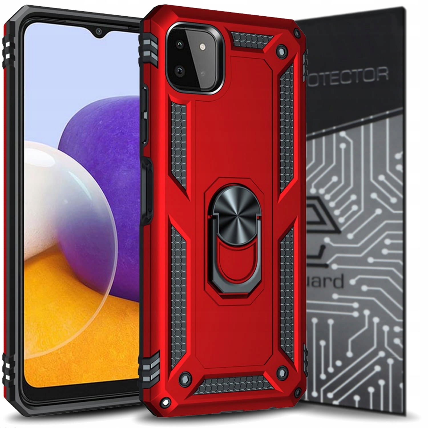 

Case Etui Pancerne+szkło do Samsung Galaxy A22 5G