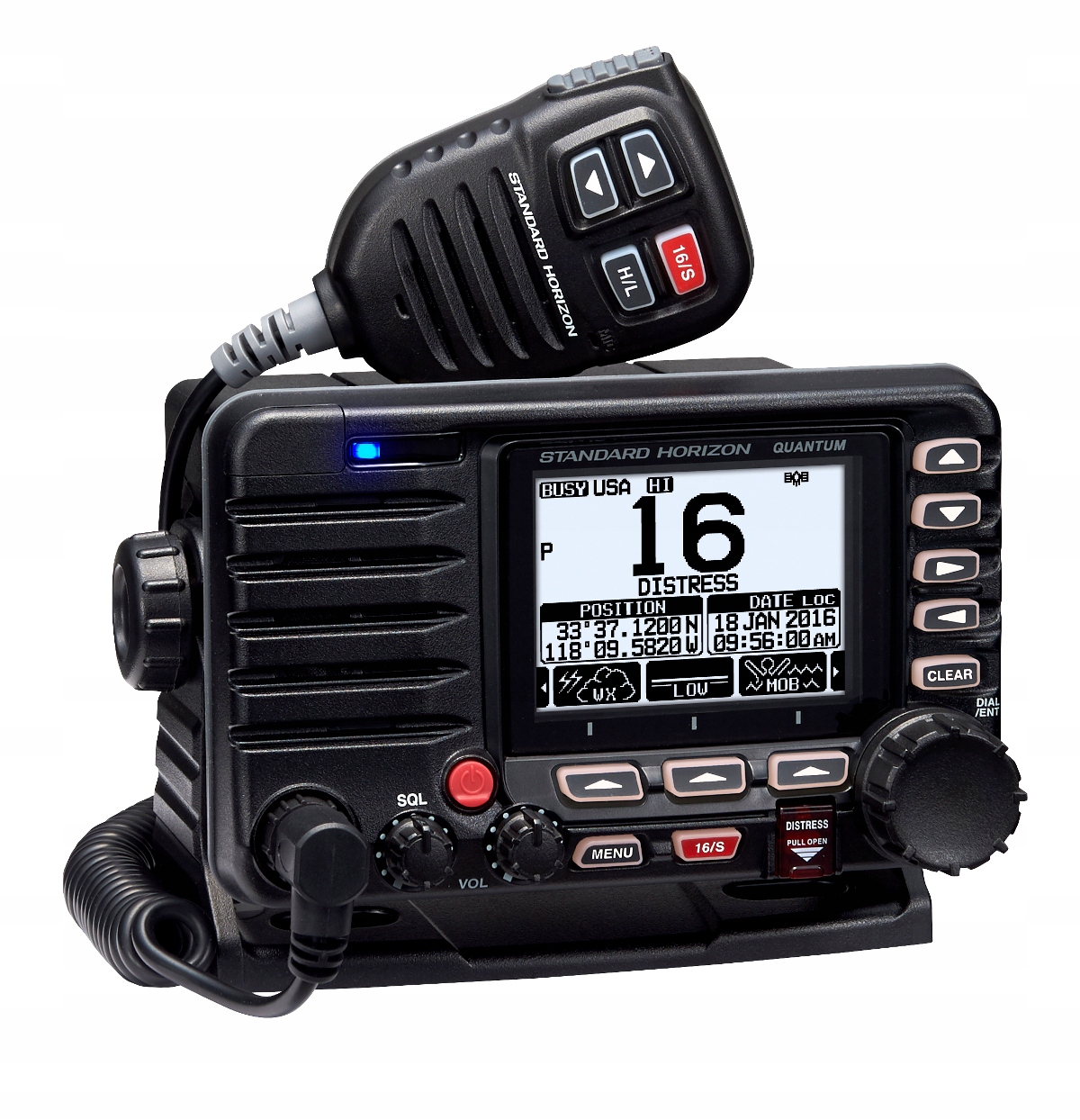 Standard Horizon GX6000 radio morskie 25W Dsc klasa C, Gps, Atis, Ais, IPX8