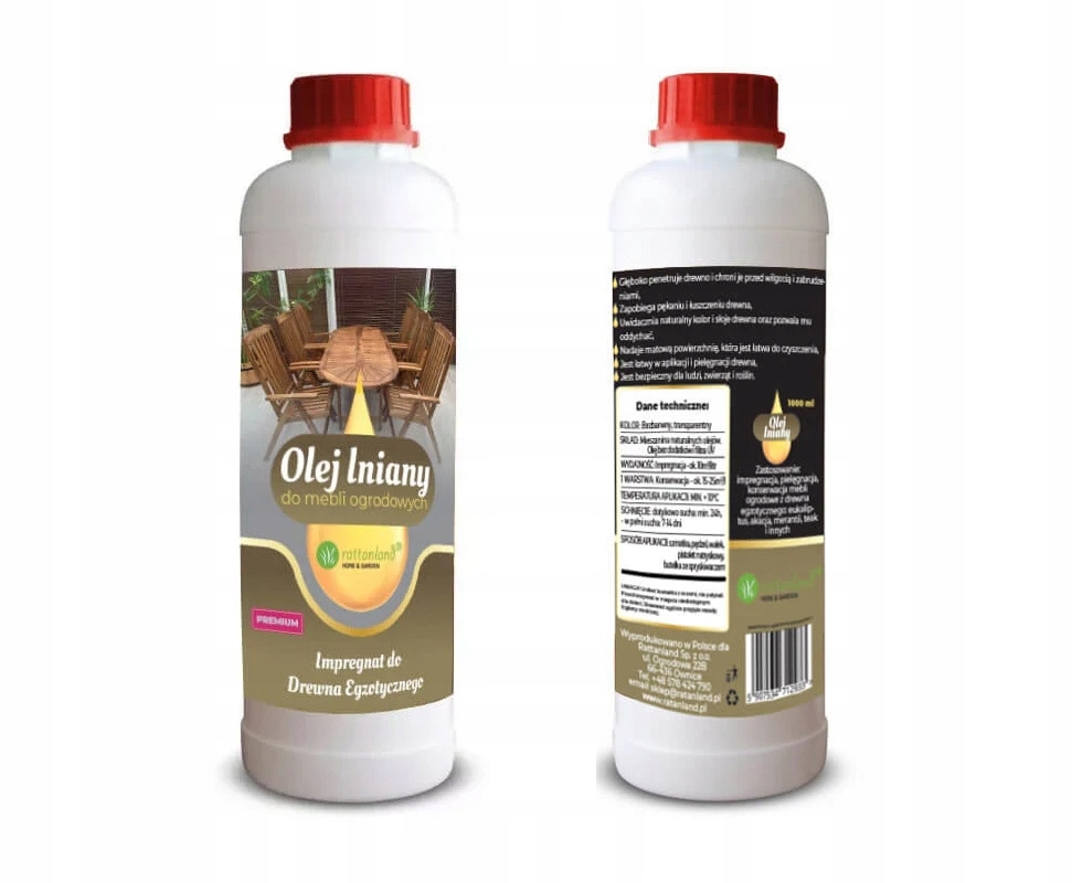 

Olej lniany do mebli drewna egzotycznego impregnat