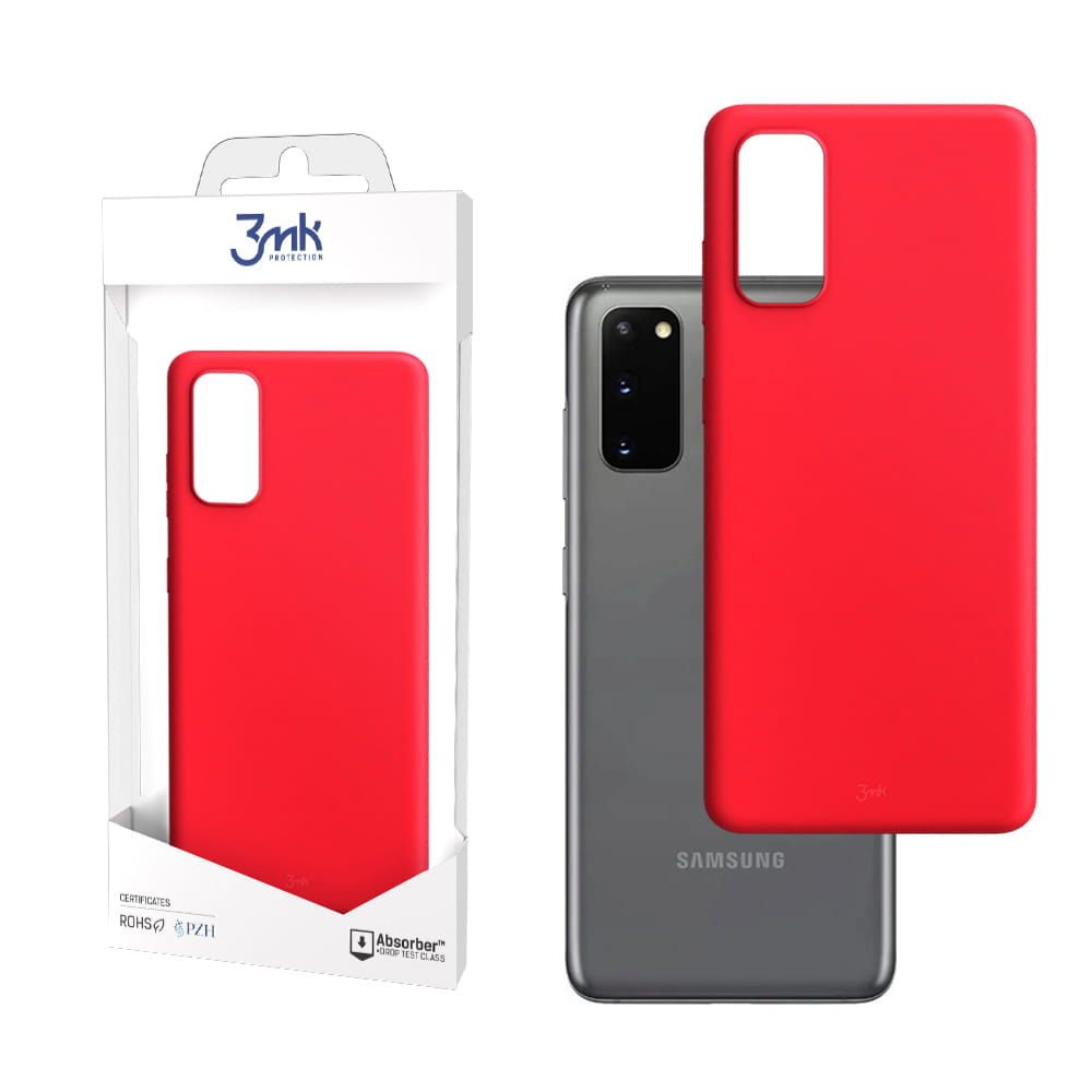 

Czerwone odporne etui do Samsung Galaxy S20 3mk