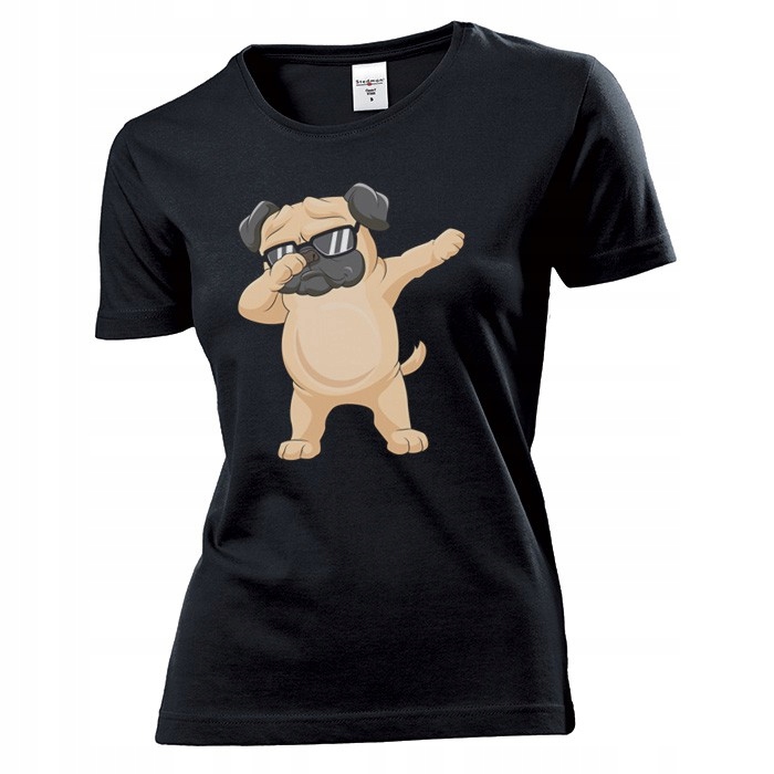 

Koszulka damska Dabbing pug mops pies XXL